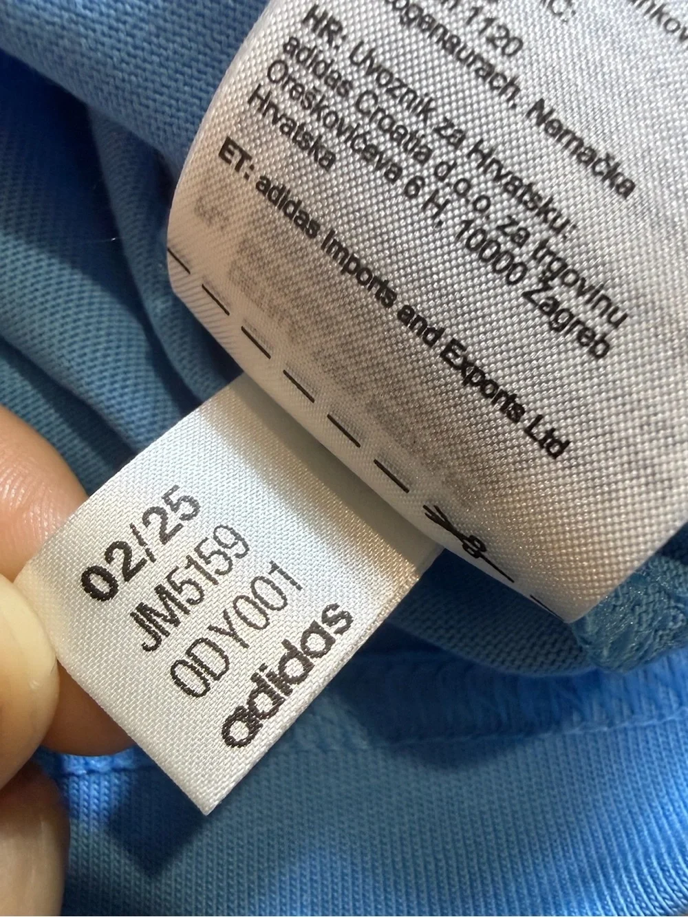 Adidas Originals Inter Miami soccer‎ CF Graphic Tee Shirt Sky Blue Men’s Small